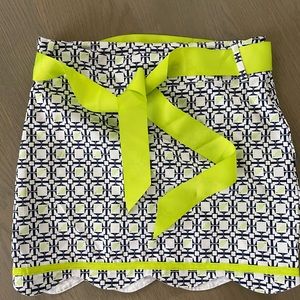 Turtles and tees girls golf skirt